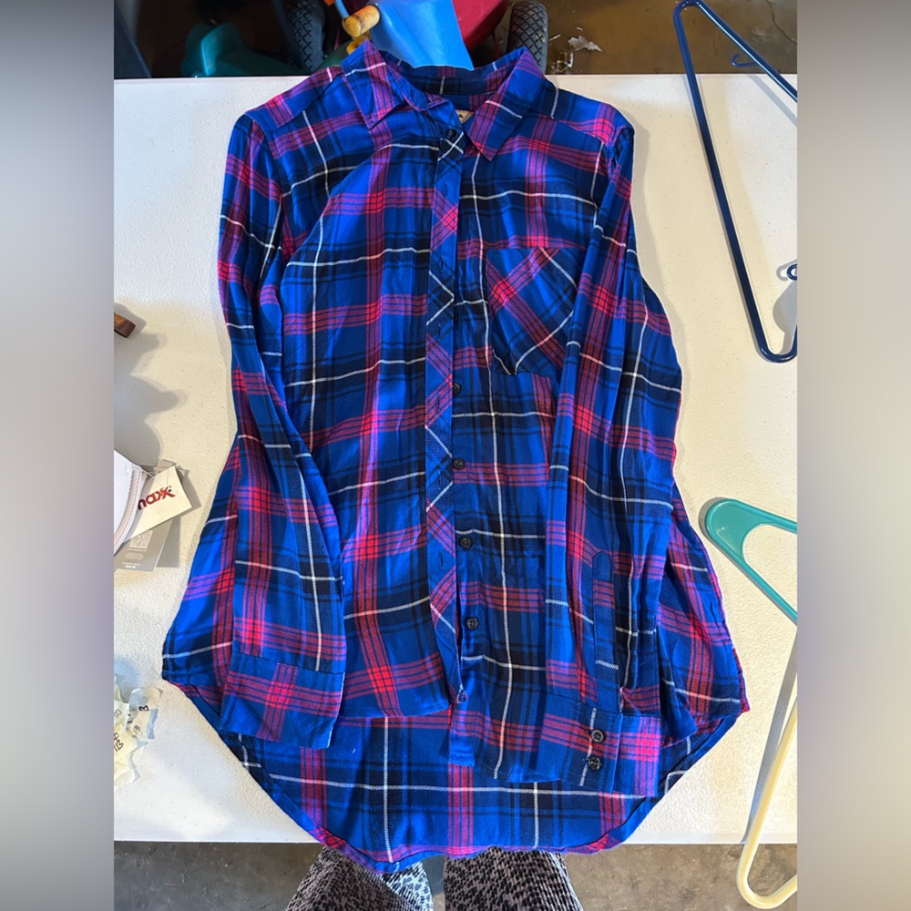 Arizona Jean Company Vibrant Plaid Shirt